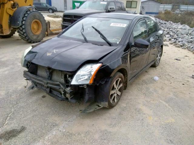 3N1AB6APXBL722100 - 2011 NISSAN SENTRA 2.0 BLACK photo 2