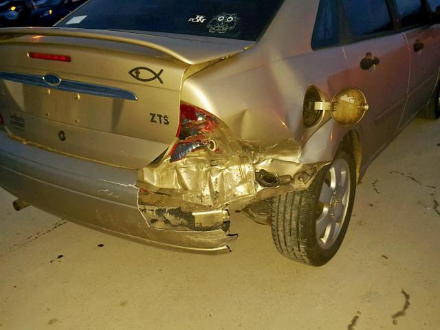 1FAFP38322W322358 - 2002 FORD FOCUS ZTS GOLD photo 9