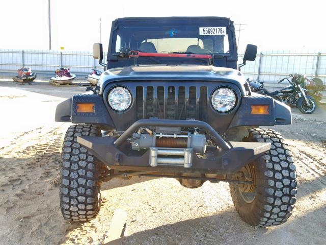 1J4FY29P6XP467689 - 1999 JEEP WRANGLER / BLACK photo 9