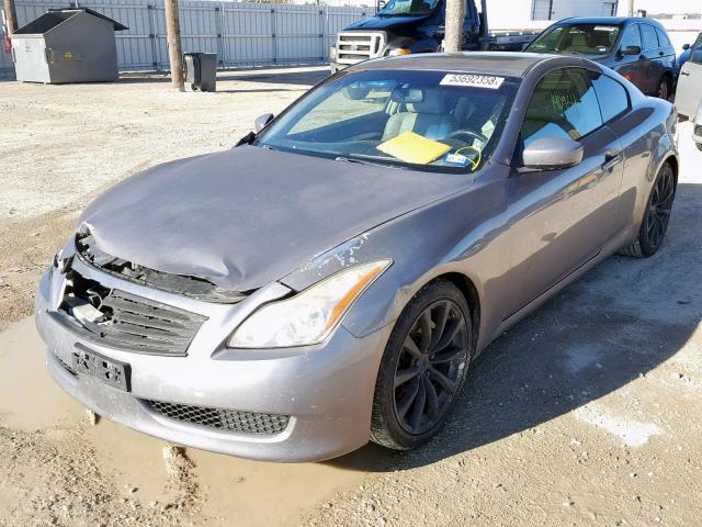 JNKCV64E08M119872 - 2008 INFINITI G37 BASE GRAY photo 2