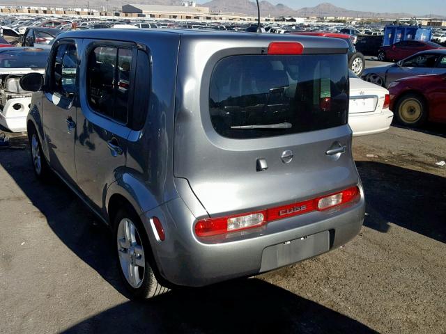 JN8AZ2KR1BT200411 - 2011 NISSAN CUBE BASE GRAY photo 3