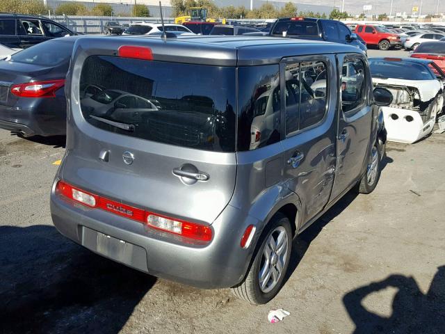 JN8AZ2KR1BT200411 - 2011 NISSAN CUBE BASE GRAY photo 4