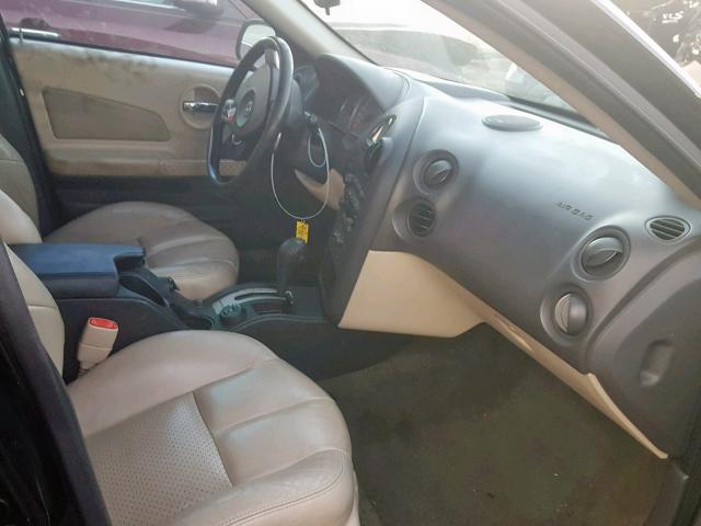 2G2WR524351169135 - 2005 PONTIAC GRAND PRIX BLACK photo 5