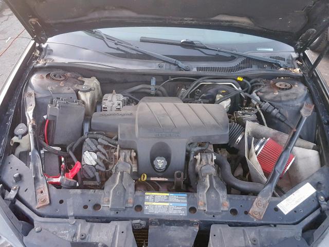 2G2WR524351169135 - 2005 PONTIAC GRAND PRIX BLACK photo 7