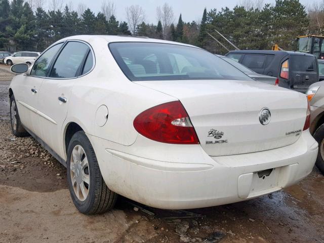 2G4WC582271215104 - 2007 BUICK LACROSSE C WHITE photo 3