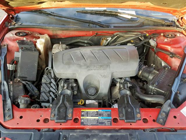 2G2WP552871120225 - 2007 PONTIAC GRAND PRIX წითელი ფოტო 7