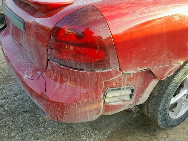 2G2WP552871120225 - 2007 PONTIAC GRAND PRIX წითელი ფოტო 9