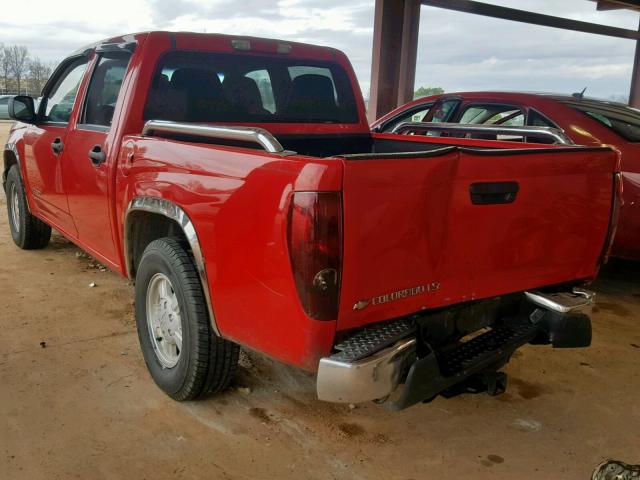 1GCCS136258156532 - 2005 CHEVROLET COLORADO RED photo 3