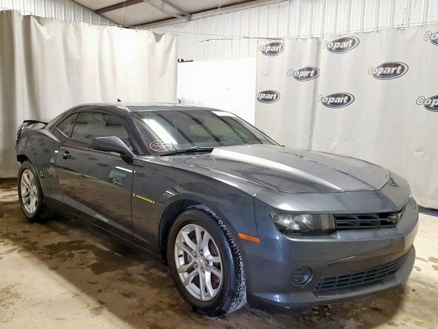 2G1FA1E36E9250820 - 2014 CHEVROLET CAMARO LS GRAY photo 1