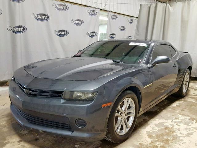 2G1FA1E36E9250820 - 2014 CHEVROLET CAMARO LS GRAY photo 2