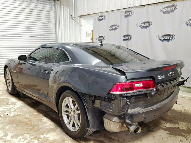 2G1FA1E36E9250820 - 2014 CHEVROLET CAMARO LS GRAY photo 3