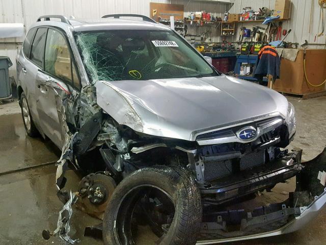 JF2SJADCXGH473532 - 2016 SUBARU FORESTER 2 SILVER photo 1
