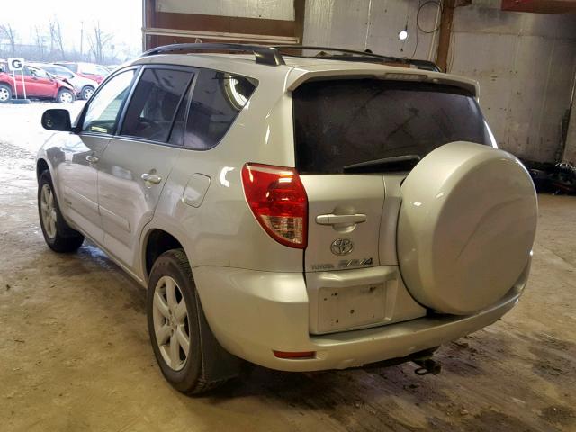 JTMBK31V175031138 - 2007 TOYOTA RAV4 LIMIT SILVER photo 3