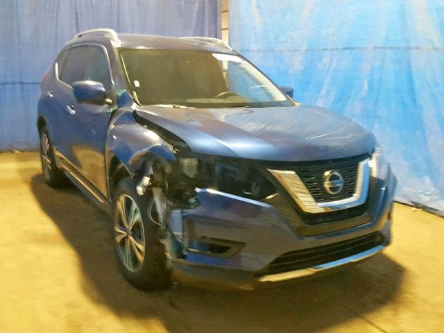 5N1AT2MV2JC731957 - 2018 NISSAN ROGUE SV BLUE photo 1