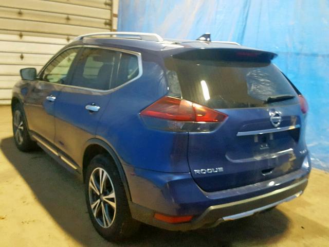 5N1AT2MV2JC731957 - 2018 NISSAN ROGUE SV BLUE photo 3