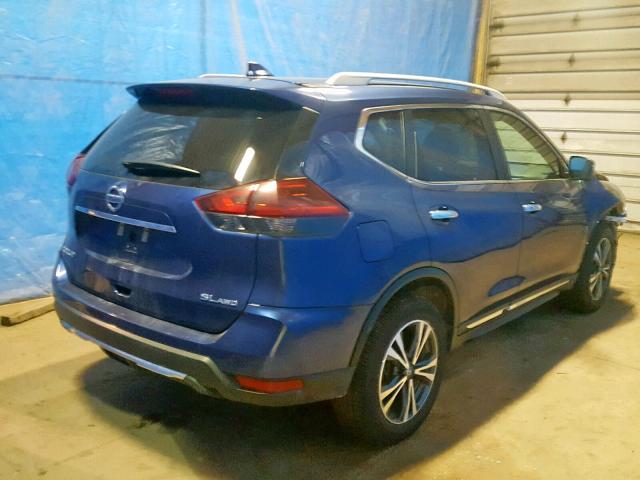 5N1AT2MV2JC731957 - 2018 NISSAN ROGUE SV BLUE photo 4