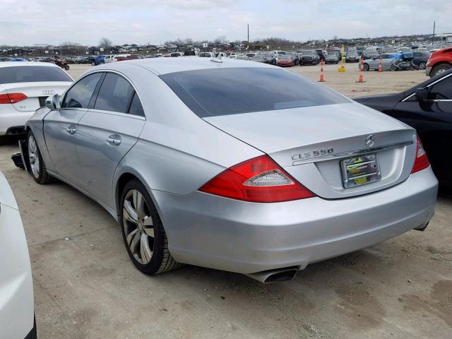 WDDDJ72X59A154721 - 2009 MERCEDES-BENZ CLS 550 SILVER photo 3