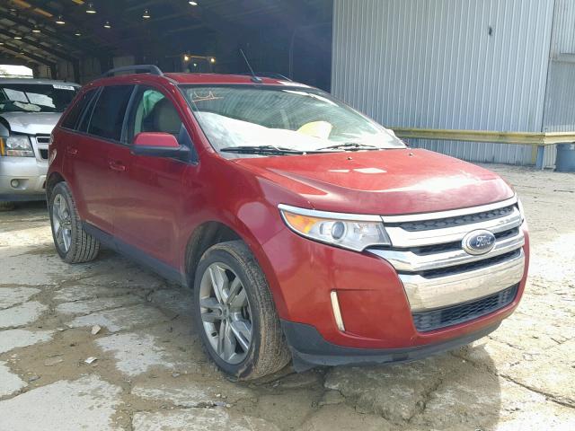 2FMDK3KC7DBA62726 - 2013 FORD EDGE LIMIT RED photo 1