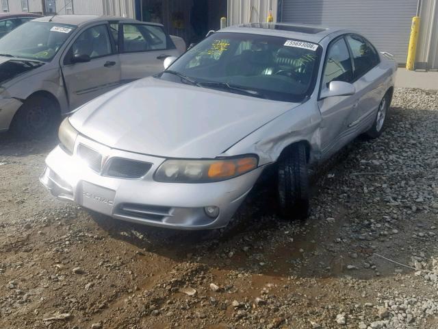 1G2HX54K124127394 - 2002 PONTIAC BONNEVILLE SILVER photo 2