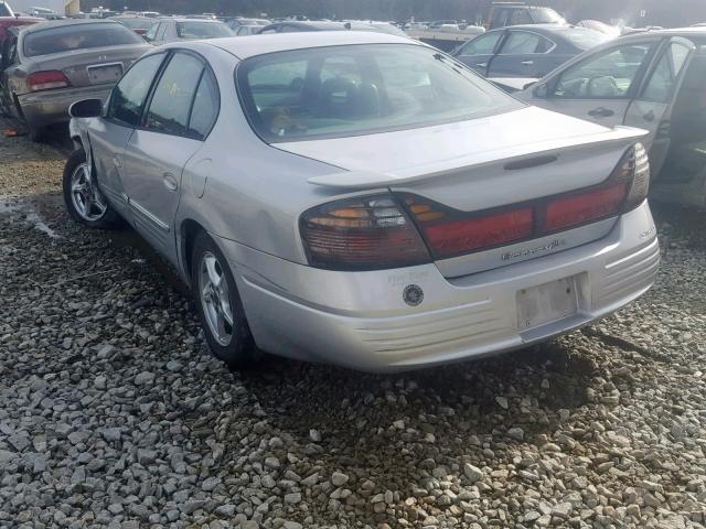 1G2HX54K124127394 - 2002 PONTIAC BONNEVILLE SILVER photo 3