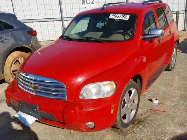 3GNDA53P98S624749 - 2008 CHEVROLET HHR LT RED photo 2