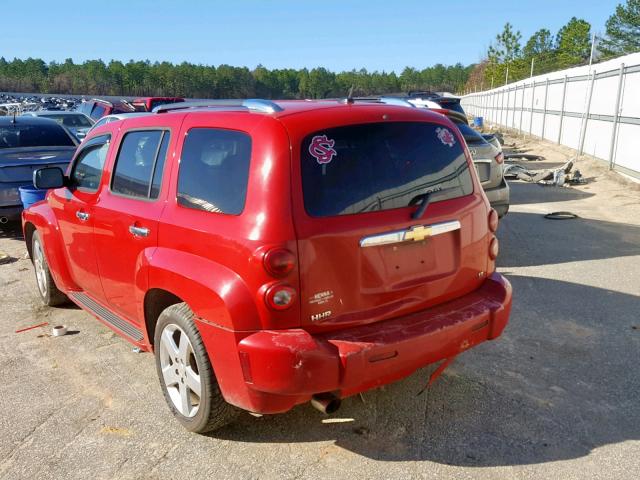 3GNDA53P98S624749 - 2008 CHEVROLET HHR LT RED photo 3