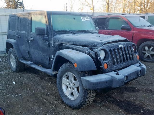 1J4GA39167L170617 - 2007 JEEP WRANGLER X BLACK photo 1