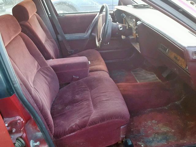 1G4AG55M3S6403815 - 1995 BUICK CENTURY SP BURGUNDY photo 5