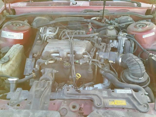 1G4AG55M3S6403815 - 1995 BUICK CENTURY SP BURGUNDY photo 7