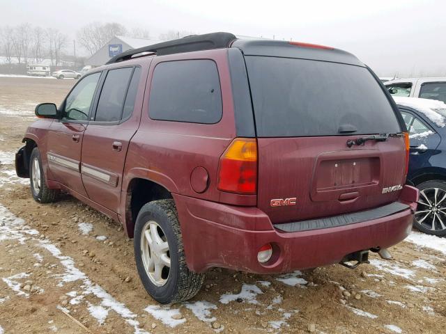 1GKET16S346198933 - 2004 GMC ENVOY XL BURGUNDY photo 3