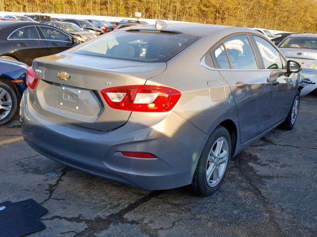 1G1BE5SMXH7172295 - 2017 CHEVROLET CRUZE LT GRAY photo 4