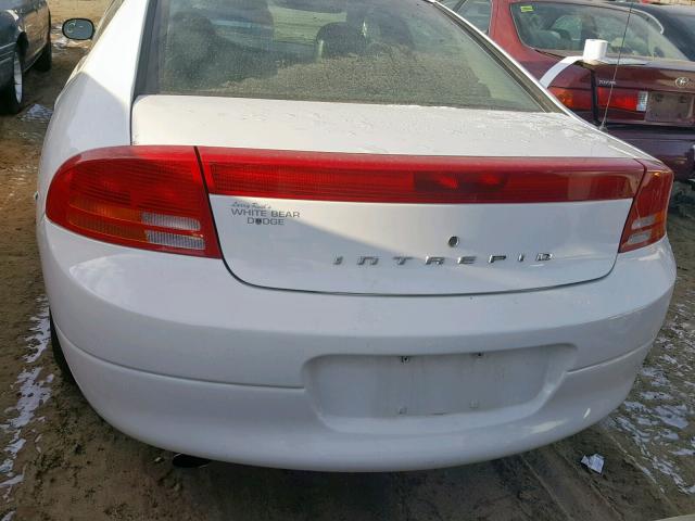 2B3HD56J51H511853 - 2001 DODGE INTREPID E WHITE photo 9