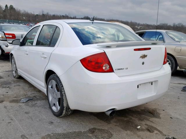 1G1AF5F55A7123474 - 2010 CHEVROLET COBALT 2LT WHITE photo 3