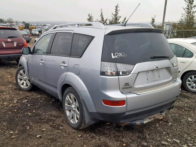 JA4MT41X17Z009852 - 2007 MITSUBISHI OUTLANDER GRAY photo 3