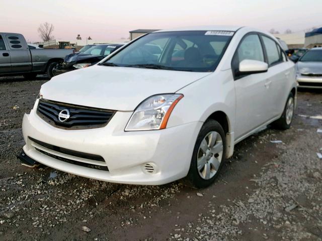 3N1AB6AP9CL785996 - 2012 NISSAN SENTRA 2.0 WHITE photo 2