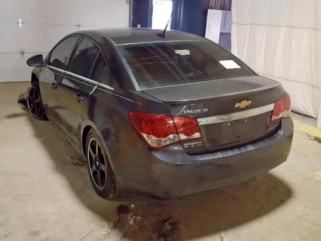 1G1P75SZ7E7117407 - 2014 CHEVROLET CRUZE CHARCOAL photo 3