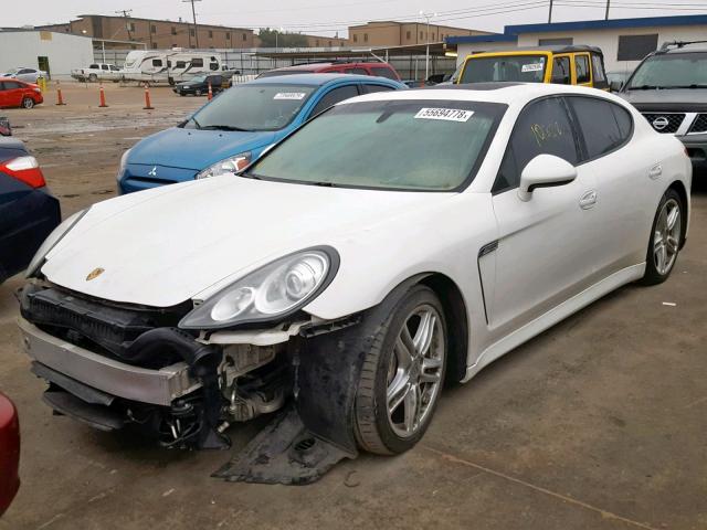 WP0AB2A79BL062696 - 2011 PORSCHE PANAMERA S WHITE photo 2