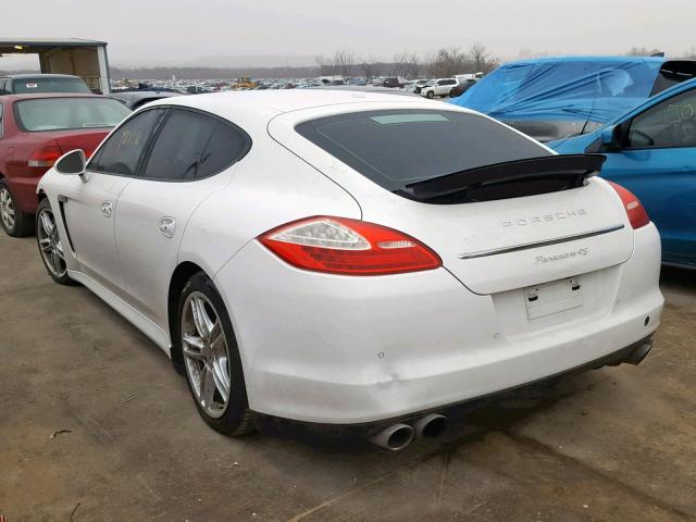 WP0AB2A79BL062696 - 2011 PORSCHE PANAMERA S WHITE photo 3