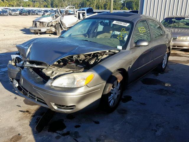 1FAFP56S44A118165 - 2004 FORD TAURUS SEL GRAY photo 2