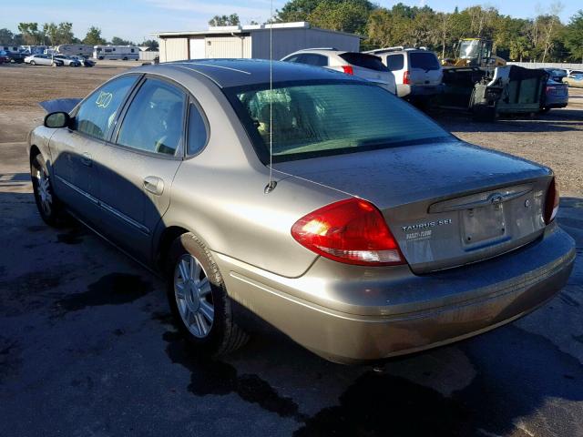 1FAFP56S44A118165 - 2004 FORD TAURUS SEL GRAY photo 3