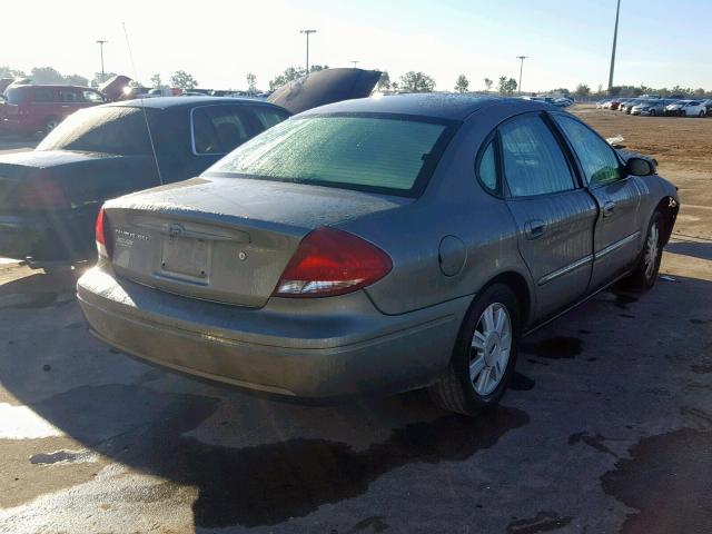 1FAFP56S44A118165 - 2004 FORD TAURUS SEL GRAY photo 4