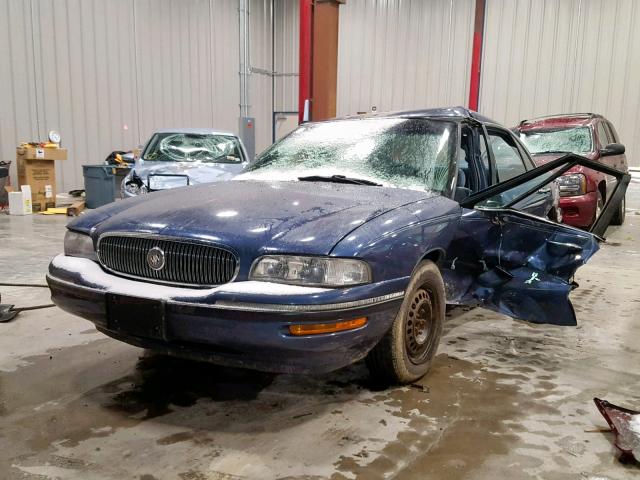 1G4HP52K2VH544711 - 1997 BUICK LESABRE CU BLUE photo 2