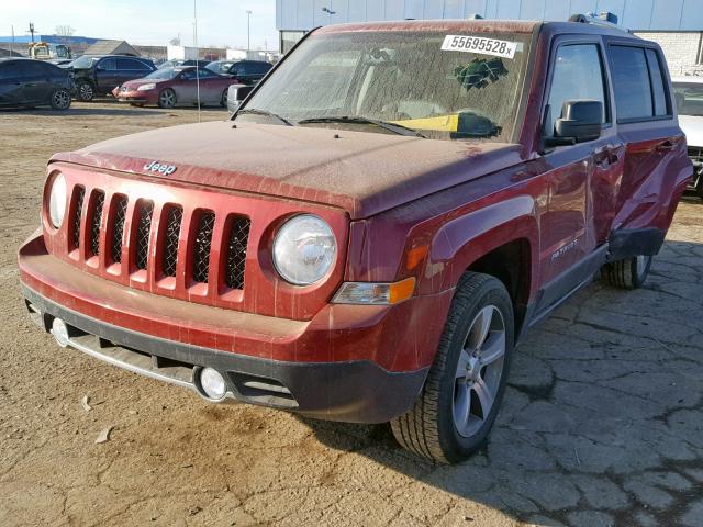 1C4NJPFA2GD682118 - 2016 JEEP PATRIOT LA BURGUNDY photo 2