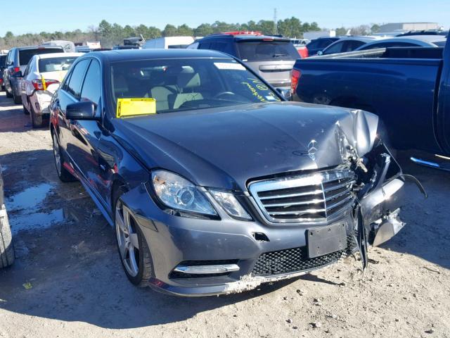 WDDHF5KB0CA551191 - 2012 MERCEDES-BENZ E 350 BLACK photo 1