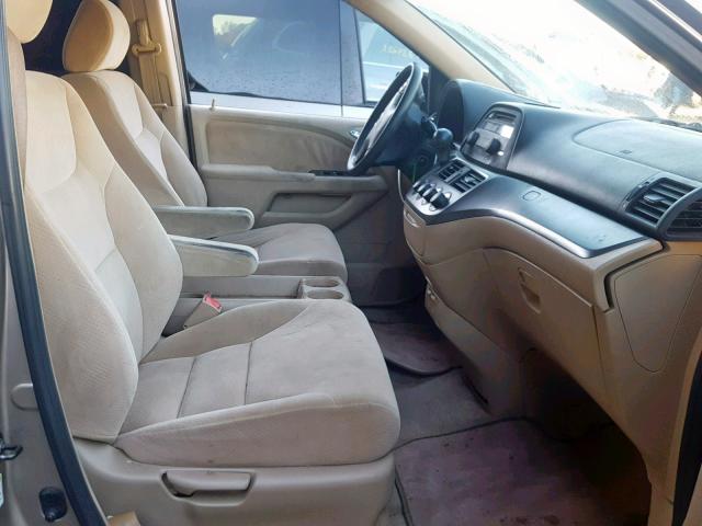 5FNRL38206B002654 - 2006 HONDA ODYSSEY LX GOLD photo 5