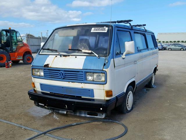 WV2YB0256LG094677 - 1990 VOLKSWAGEN VANAGON BU WHITE photo 2