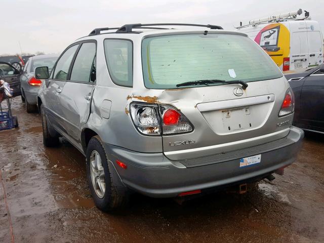 JTJHF10U630298758 - 2003 LEXUS RX 300 GRAY photo 3