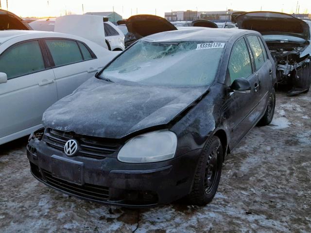 WVWCA71K69W100293 - 2009 VOLKSWAGEN RABBIT BLACK photo 2