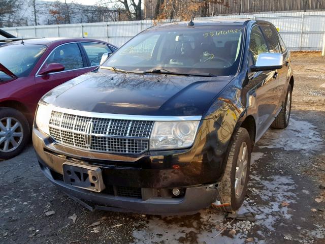 2LMDU88C27BJ23472 - 2007 LINCOLN MKX BLACK photo 2