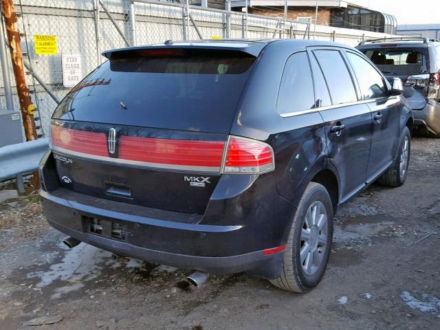 2LMDU88C27BJ23472 - 2007 LINCOLN MKX BLACK photo 4